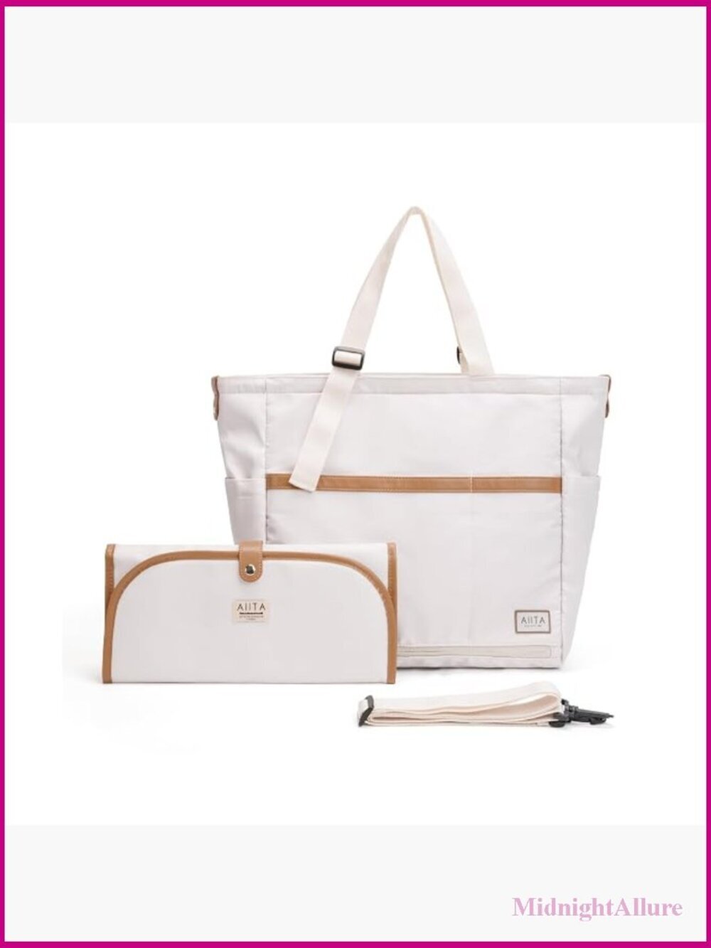 Convertible Diaper Bag Backpack Tote with Changing Pad, Large 12-Pocket Travel